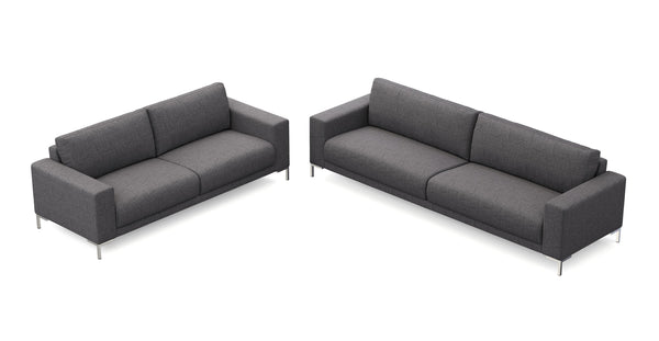 Sofa Set NOREEN anthrazit