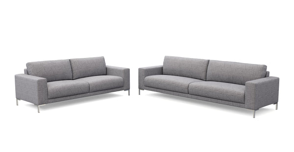 Sofa Set NOREEN grau