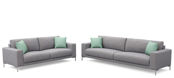 Sofa Set NOREEN grau