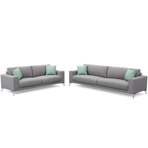 Sofa Set NOREEN grau