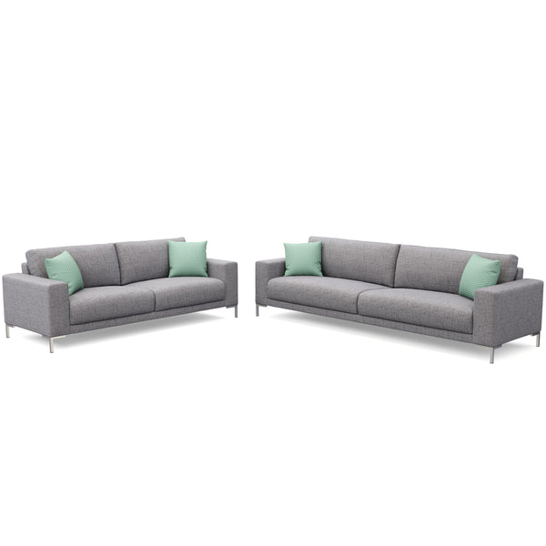 Sofa Set NOREEN grau