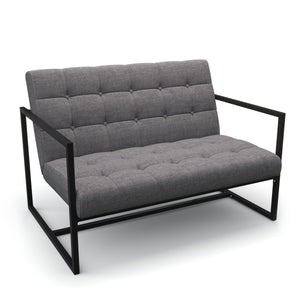 Sofa DEAN 2-Sitzer anthrazit