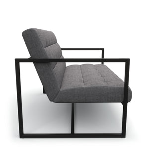 Sofa DEAN 2-Sitzer anthrazit