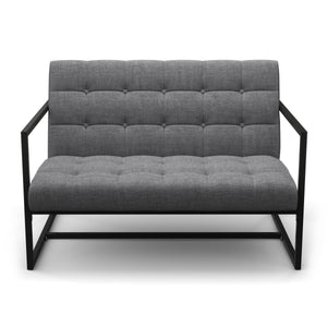 Sofa DEAN 2-Sitzer anthrazit
