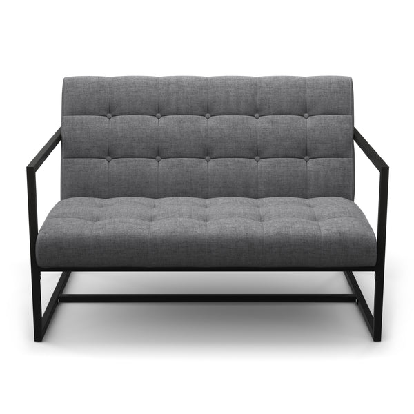 Sofa DEAN 2-Sitzer anthrazit