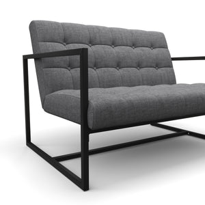 Sofa DEAN 2-Sitzer anthrazit