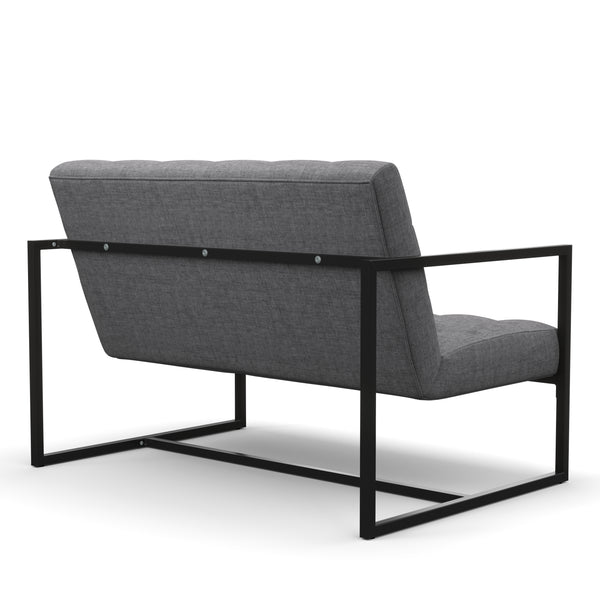 Sofa DEAN 2-Sitzer anthrazit