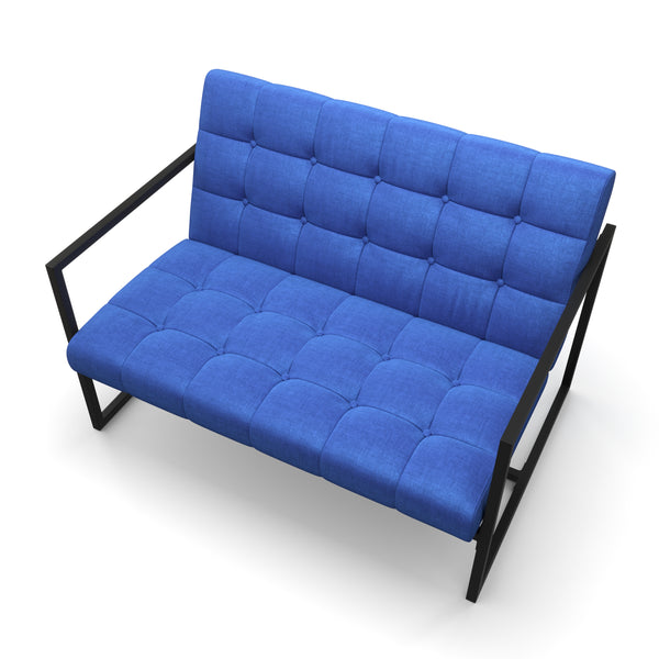 Sofa DEAN 2-Sitzer dunkelblau