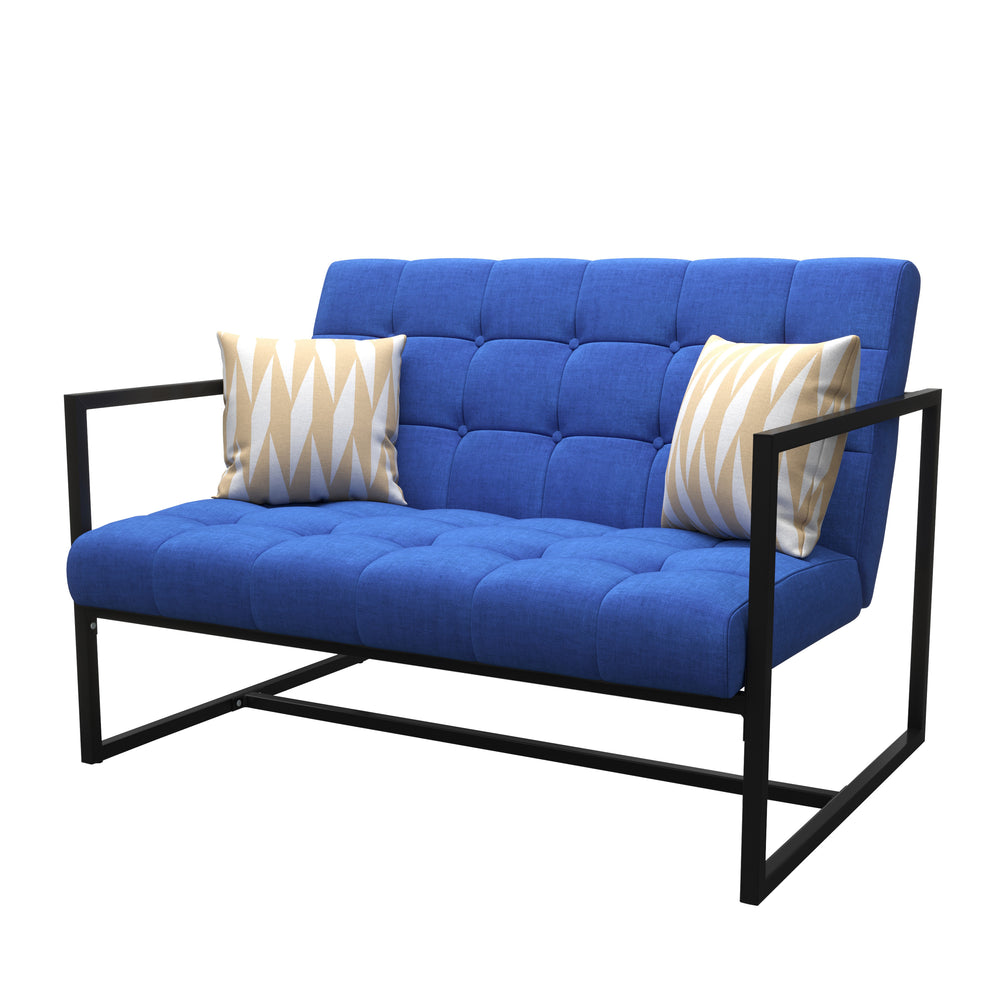 Divano DEAN a 2 posti, blu scuro
