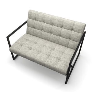 Sofa DEAN 2-Sitzer grau