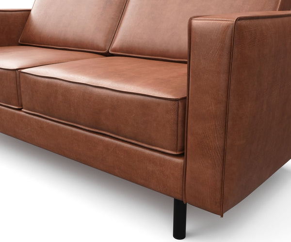 Sofa DUKE 3-Sitzer braun