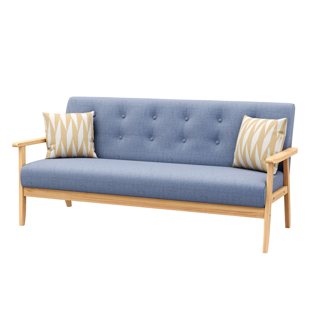 Divano EDDY a 3 posti, blu