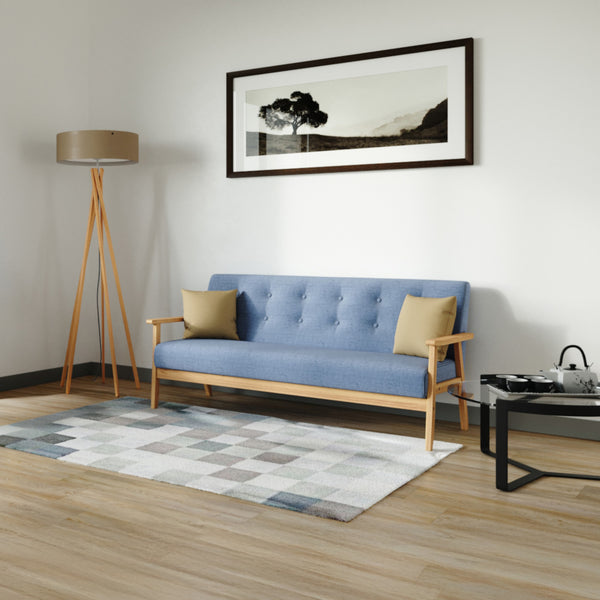 Sofa EDDY 3-Sitzer blau