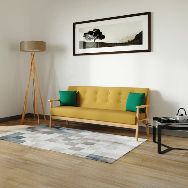 Sofa EDDY 3-Sitzer gelb
