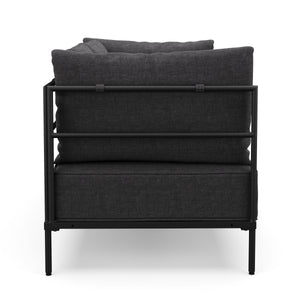 Sofa ETHAN 2-Sitzer anthrazit