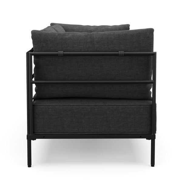 Sofa ETHAN 2-Sitzer anthrazit