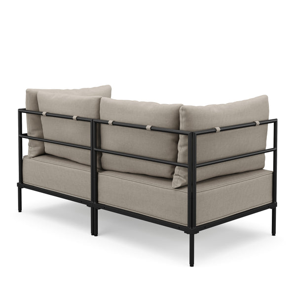 Sofa ETHAN 2-Sitzer beige