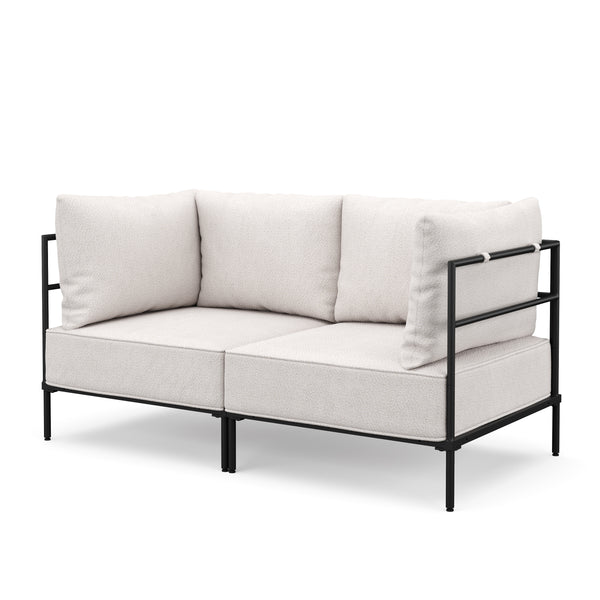 Sofa ETHAN 2-Sitzer creme