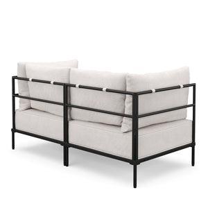 Sofa ETHAN 2-Sitzer creme