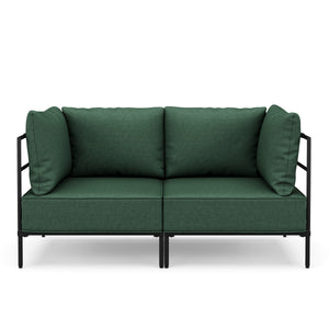 Sofa ETHAN 2-Sitzer dunkelgrün