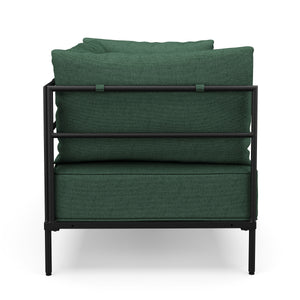 Sofa ETHAN 2-Sitzer dunkelgrün