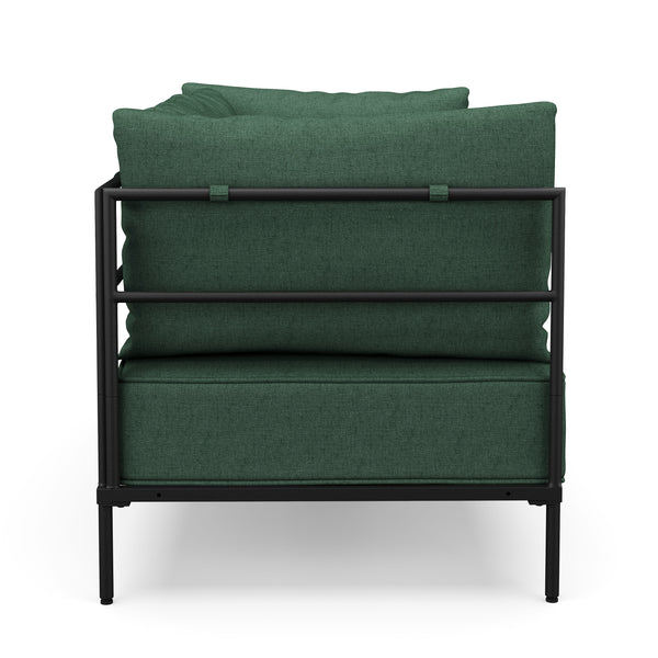 Sofa ETHAN 2-Sitzer dunkelgrün