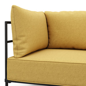 Sofa ETHAN 2-Sitzer gelb