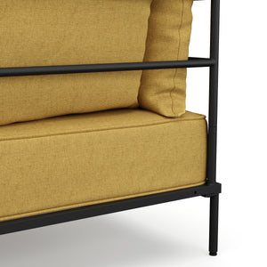 Sofa ETHAN 2-Sitzer gelb
