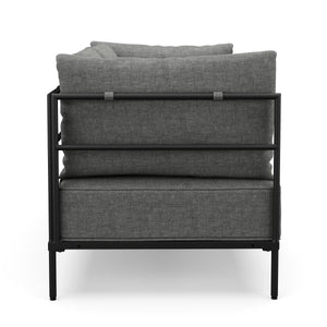 Sofa ETHAN 2-Sitzer hellgrau