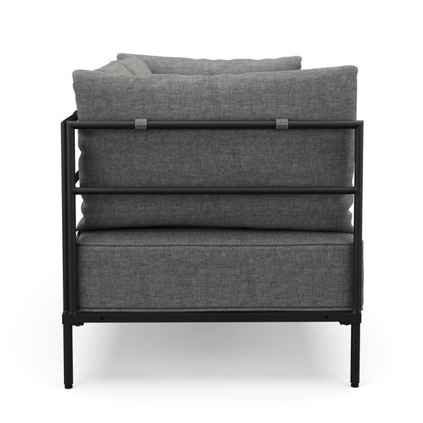 Sofa ETHAN 2-Sitzer hellgrau