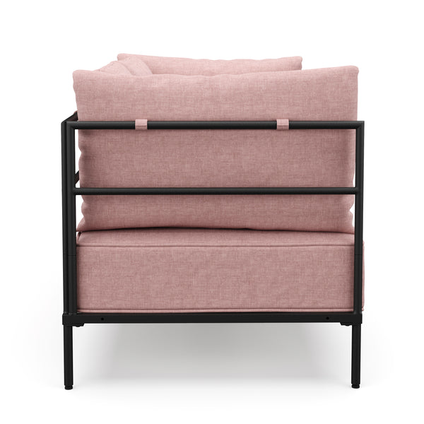 Sofa ETHAN 2-Sitzer rosa