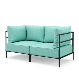 Sofa ETHAN 2-Sitzer türkis