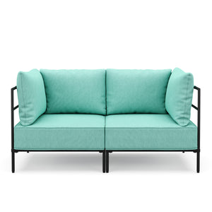 Sofa ETHAN 2-Sitzer türkis