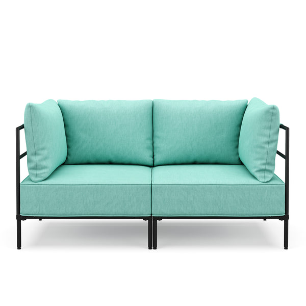 Sofa ETHAN 2-Sitzer türkis