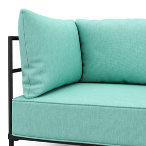 Sofa ETHAN 2-Sitzer türkis