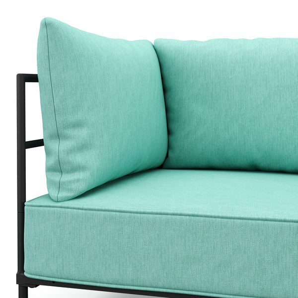 Sofa ETHAN 2-Sitzer türkis