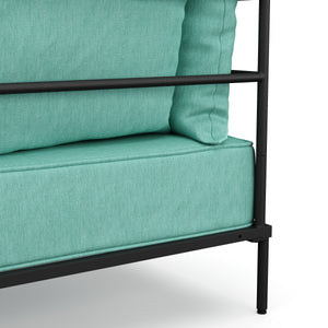 Sofa ETHAN 2-Sitzer türkis