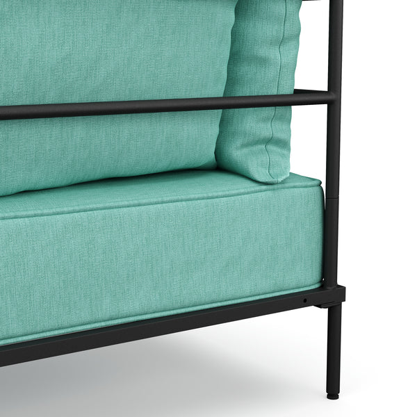 Sofa ETHAN 2-Sitzer türkis