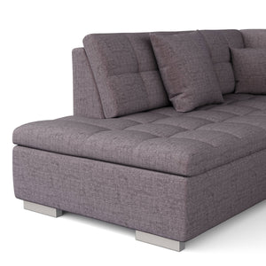 Sofa ARIA rechts braun