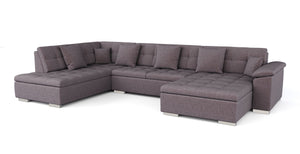 Sofa ARIA rechts braun