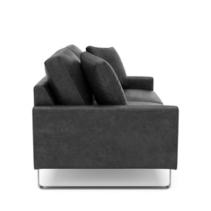 Sofa Leder GIAN 2-Sitzer anthrazit