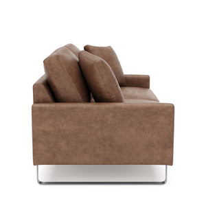 Sofa Leder GIAN 2-Sitzer braun