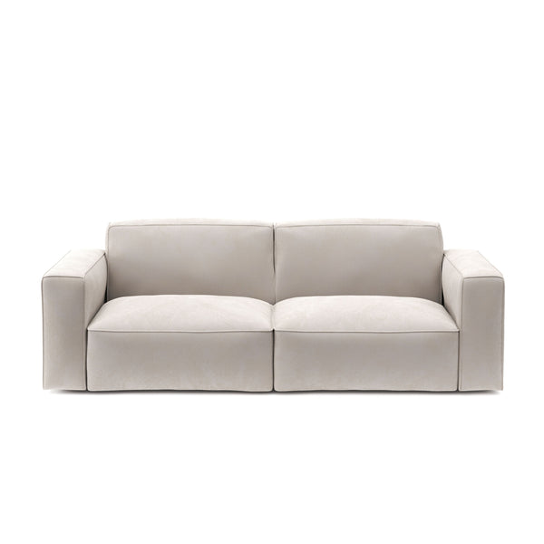 Sofa Cord GINNY 3-Sitzer Creme