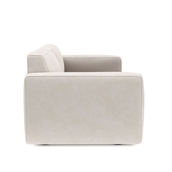 Sofa Cord GINNY 3-Sitzer Creme