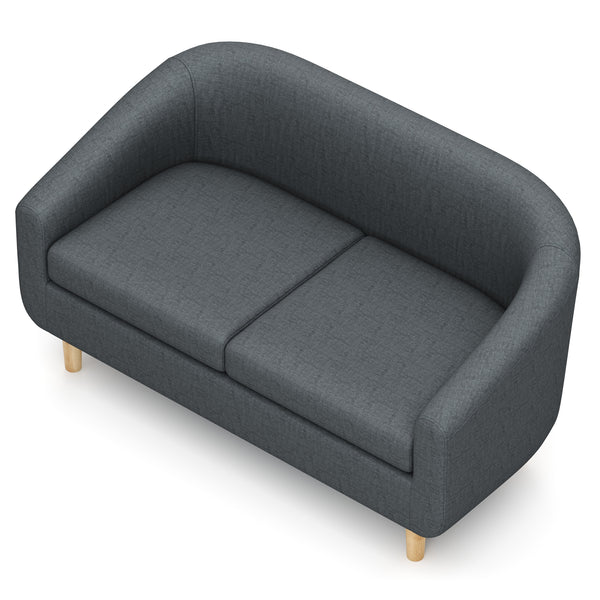 Sofa HEATHER 2-Sitzer anthrazit