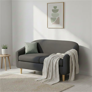 Sofa HEATHER 2-Sitzer anthrazit