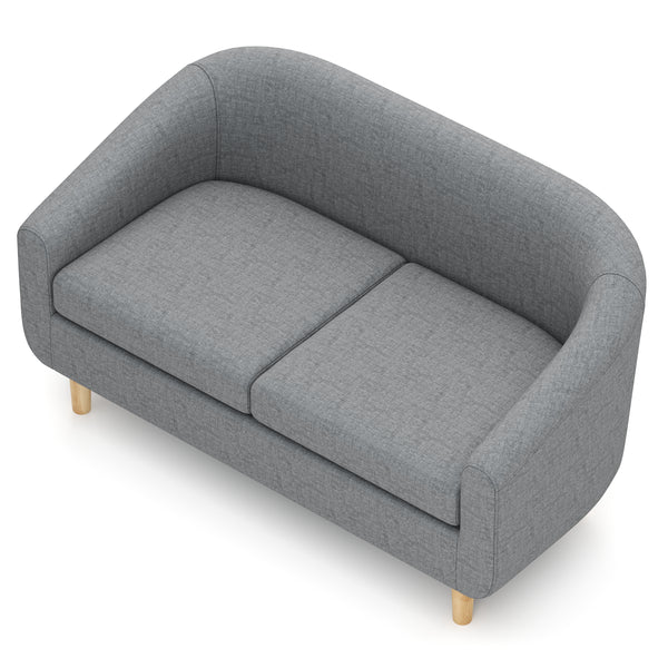 Sofa HEATHER 2-Sitzer grau