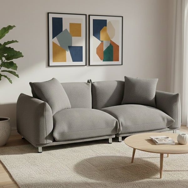Sofa KAJA 3-Sitzer anthrazit