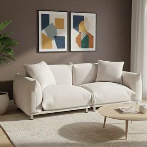 Sofa KAJA 3-Sitzer creme