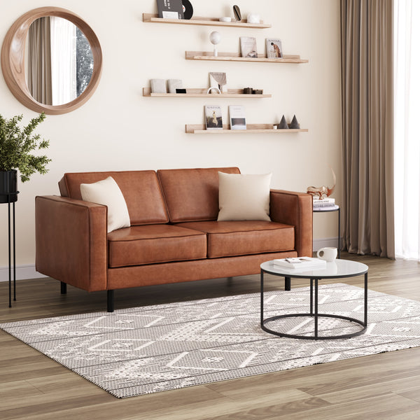 Sofa DUKE 2-Sitzer braun